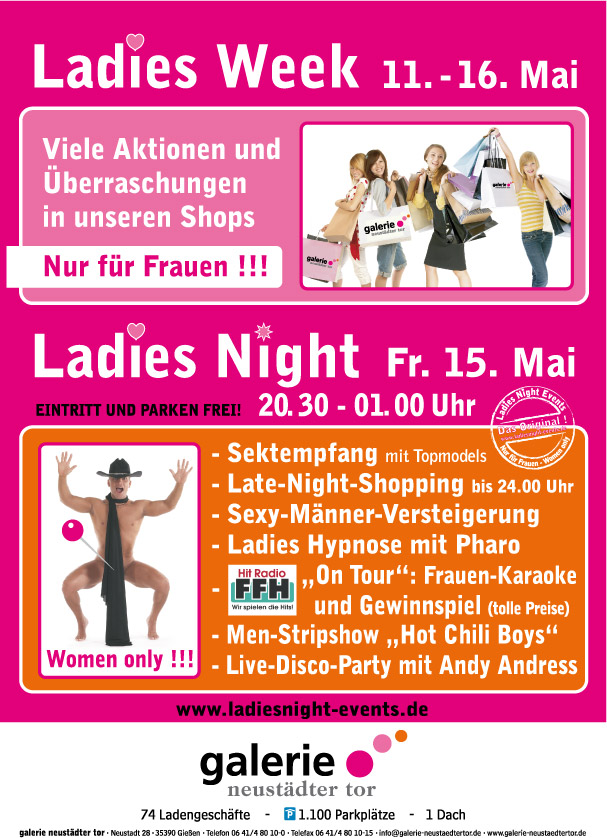 LadiesNightFlyerPrint